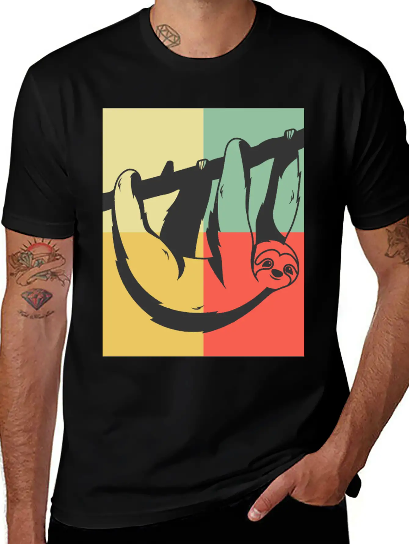 Lazy Sloth Unisex Casual T-Shirt – Clean Design For Daily Comfort