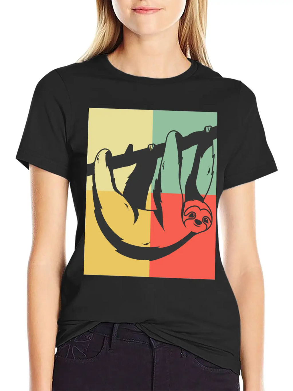 Lazy Sloth Unisex Casual T-Shirt – Clean Design For Daily Comfort