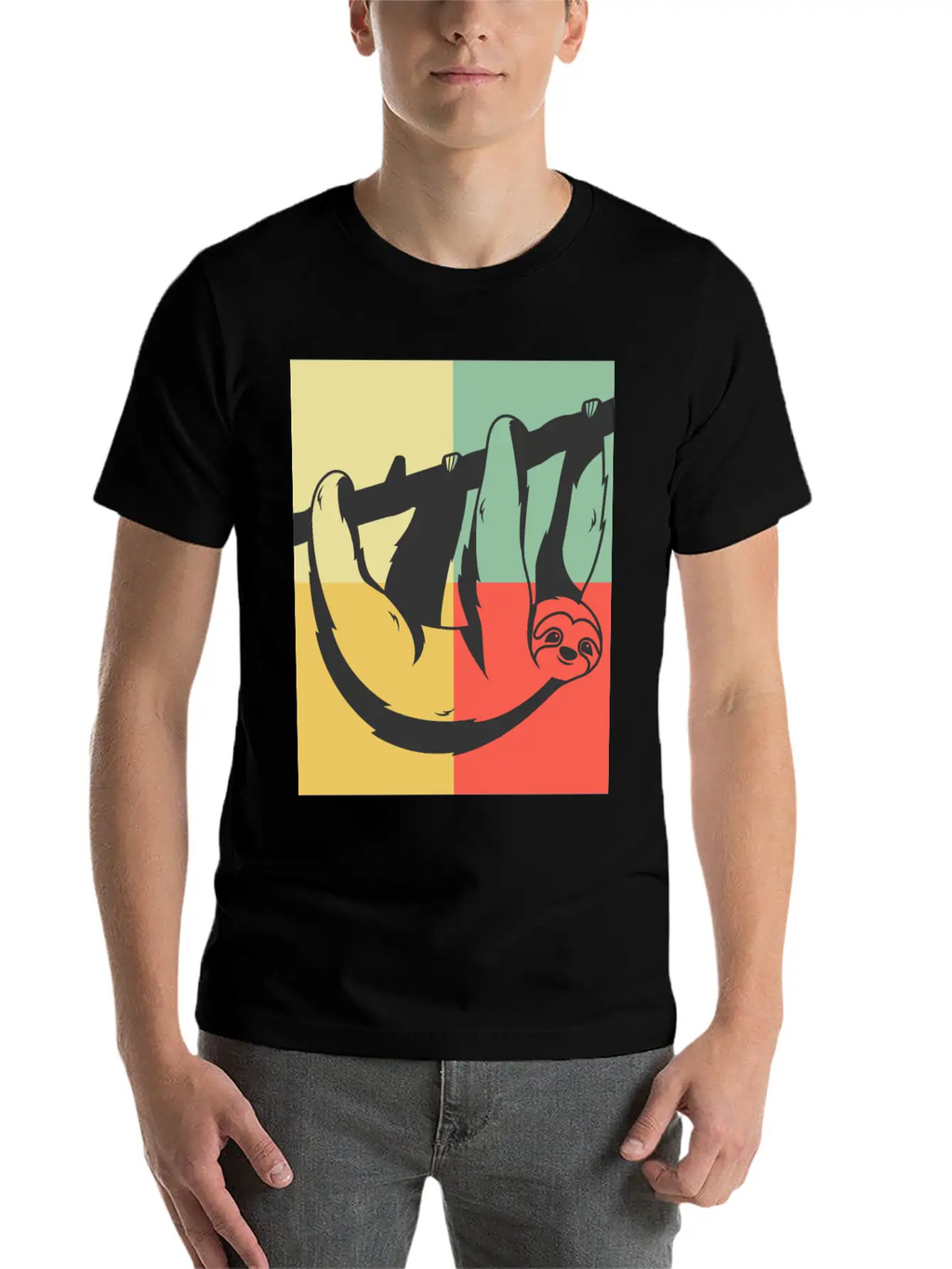 Lazy Sloth Unisex Casual T-Shirt – Clean Design For Daily Comfort