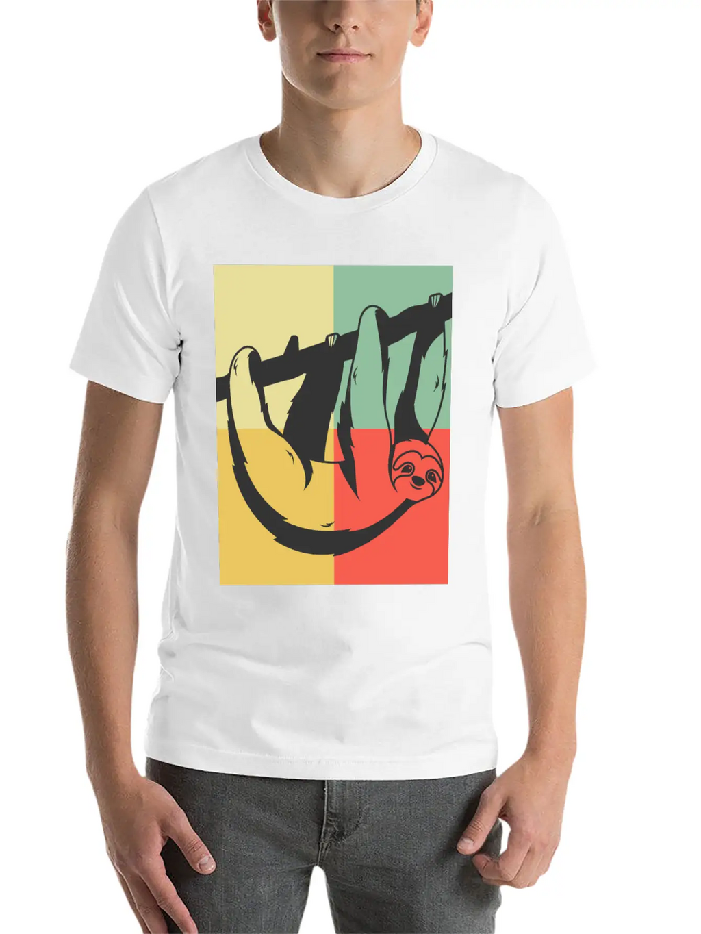 Lazy Sloth Unisex Casual T-Shirt – Clean Design For Daily Comfort