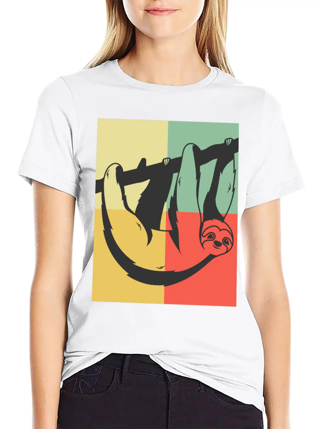 Lazy Sloth Unisex Casual T-Shirt – Clean Design For Daily Comfort