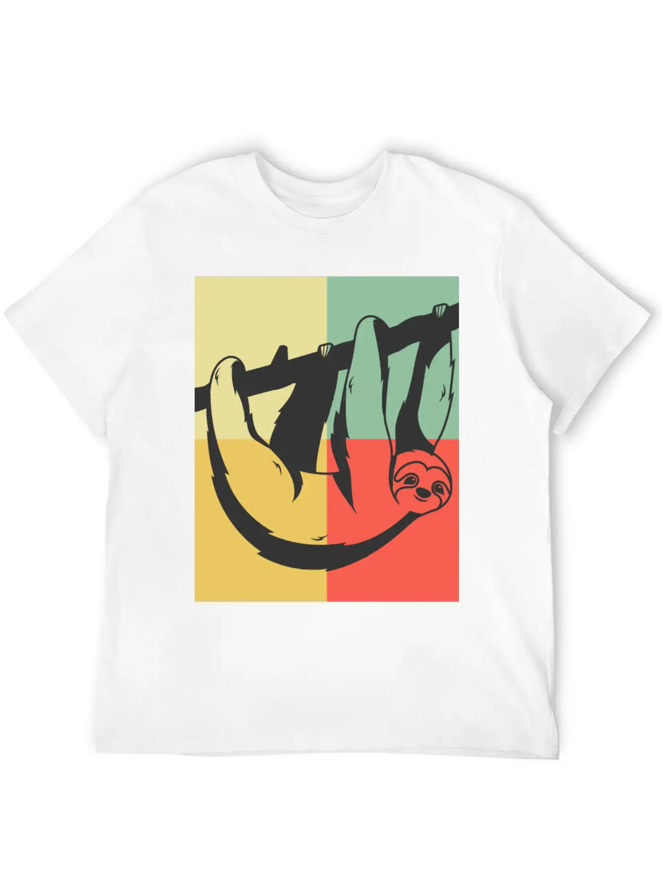 Lazy Sloth Unisex Casual T-Shirt – Clean Design For Daily Comfort