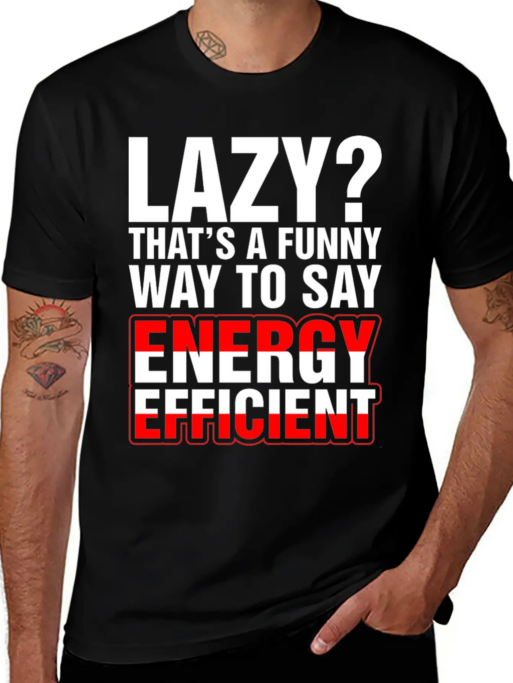 Lazy Thats A Funny Energy Efficient Essential Cotton Tee For Daily Outfits – Unisex Style