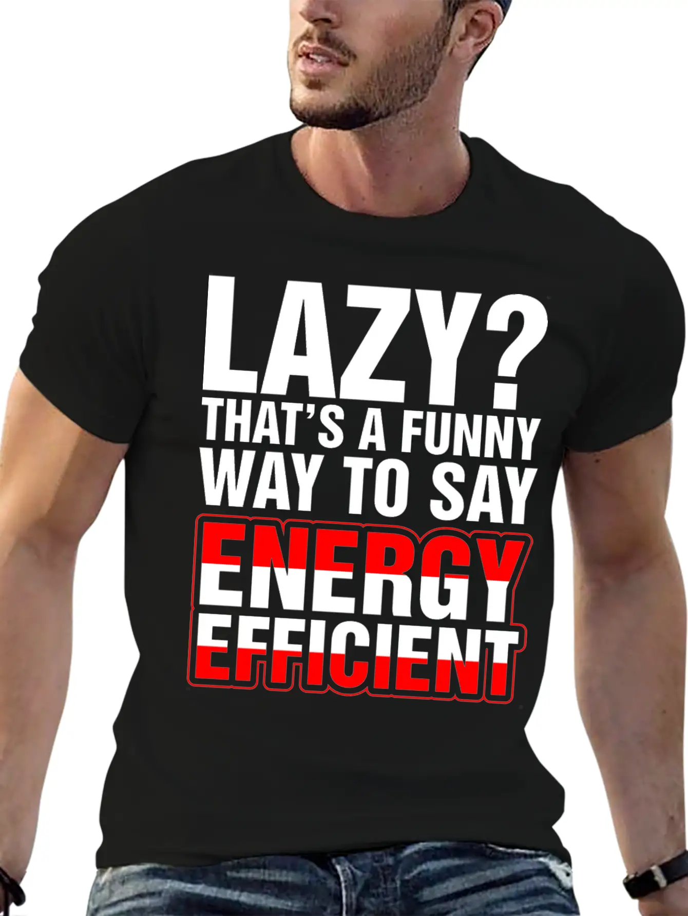 Lazy Thats A Funny Energy Efficient Essential Cotton Tee For Daily Outfits – Unisex Style