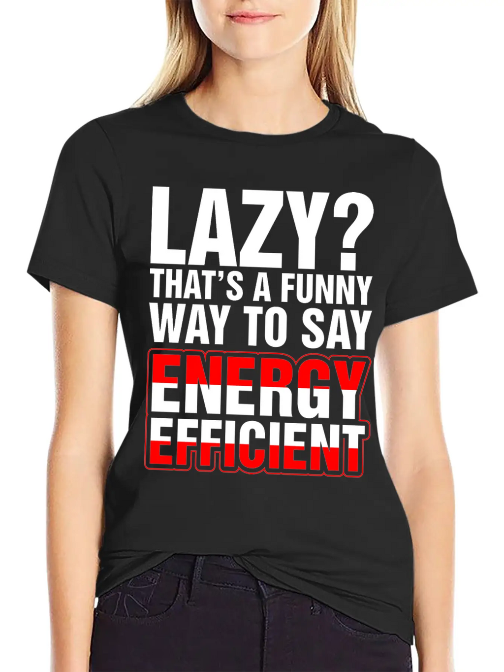 Lazy Thats A Funny Energy Efficient Essential Cotton Tee For Daily Outfits – Unisex Style