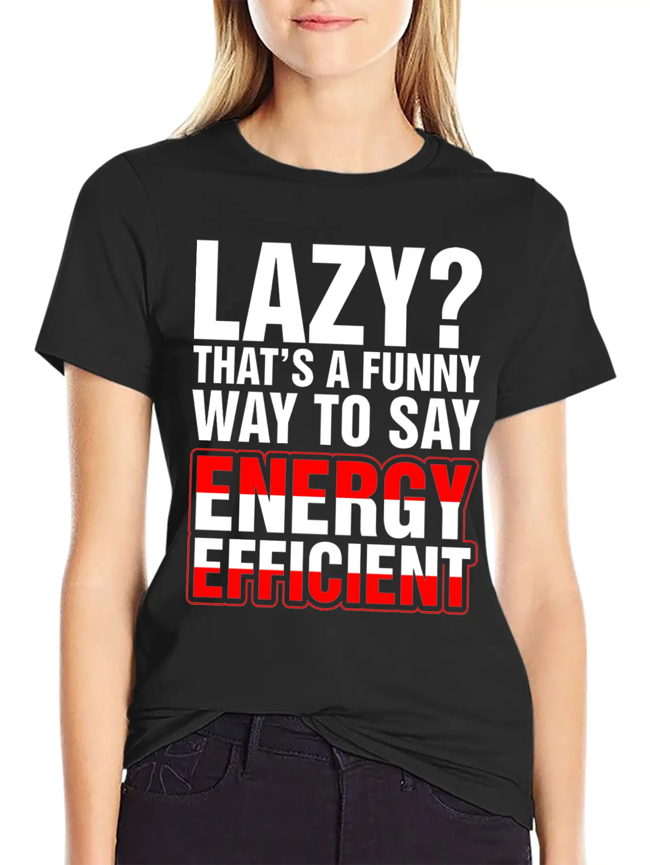 Lazy Thats A Funny Energy Efficient Essential Cotton Tee For Daily Outfits – Unisex Style