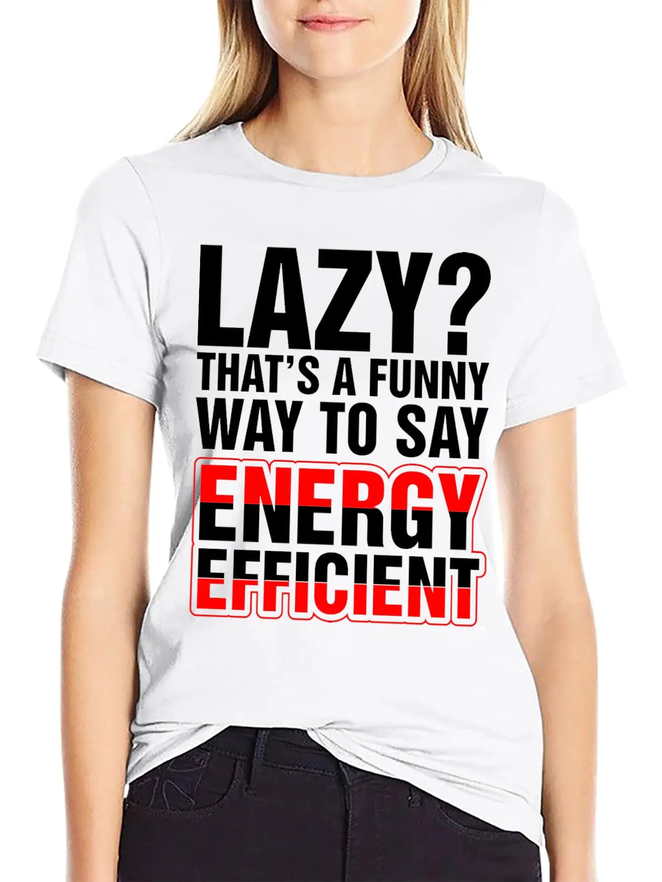 Lazy Thats A Funny Energy Efficient Essential Cotton Tee For Daily Outfits – Unisex Style