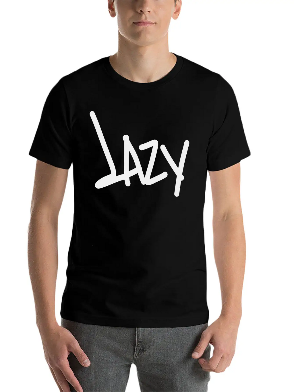Lazy Unisex Casual T-Shirt – Clean Design For Daily Comfort