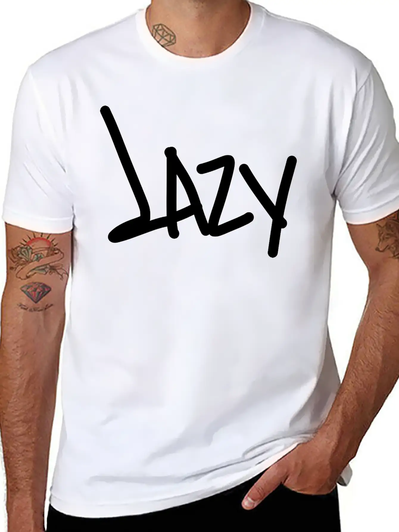 Lazy Unisex Casual T-Shirt – Clean Design For Daily Comfort