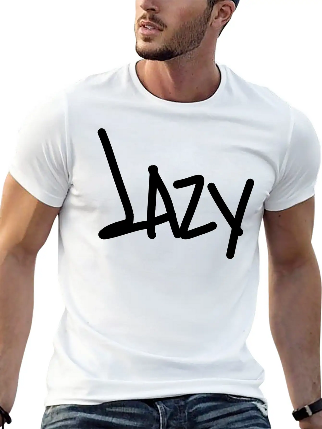 Lazy Unisex Casual T-Shirt – Clean Design For Daily Comfort