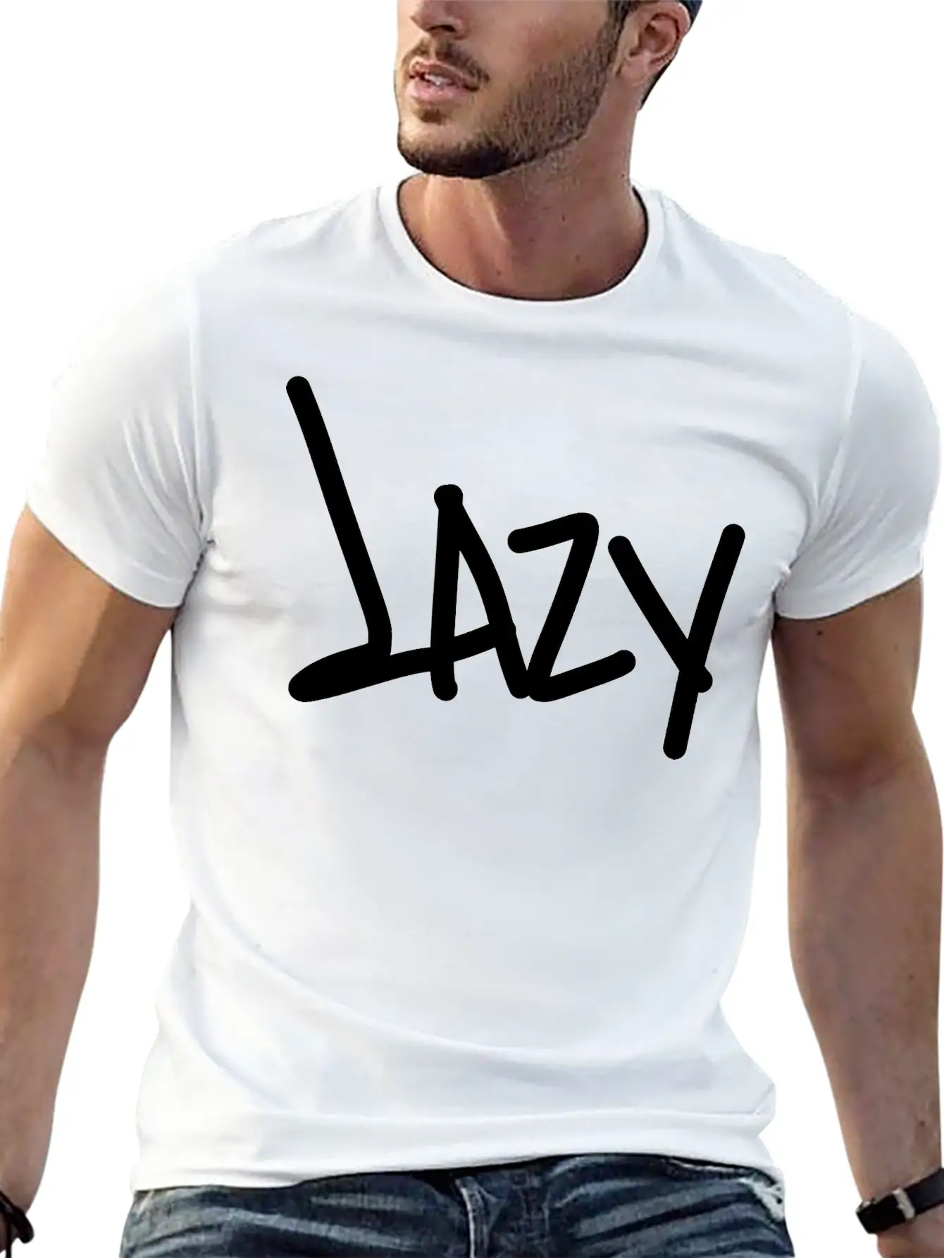 Lazy Unisex Casual T-Shirt – Clean Design For Daily Comfort