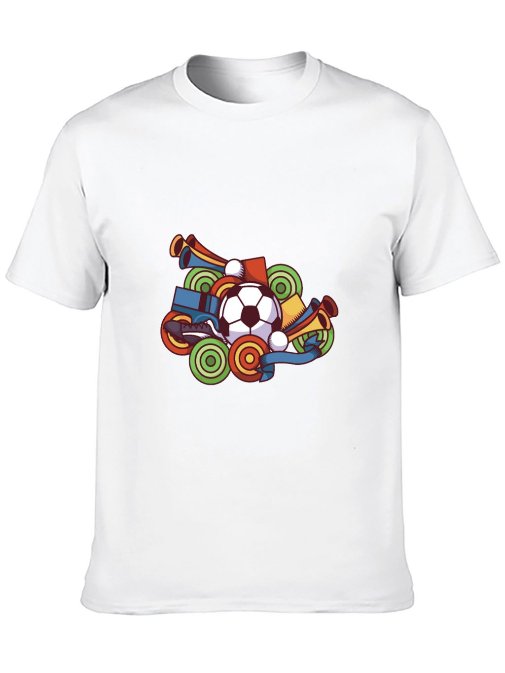 Soccer Fan T-Shirt - Black Graphic Tee