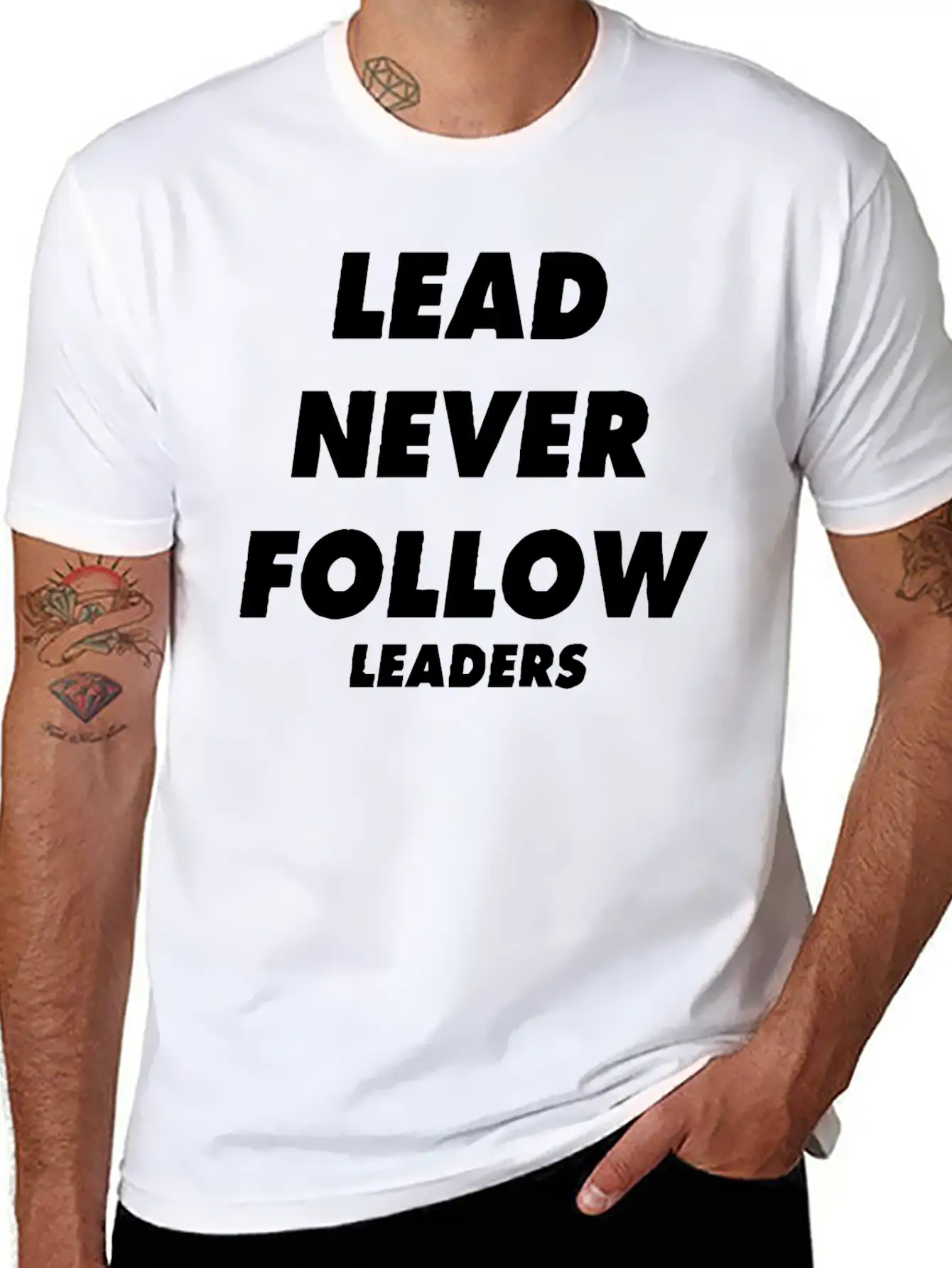 Lead Never Follow Leaders Shirt Chicago Drill Y2k Unisex Casual T-Shirt – Clean Design For Daily Comfort