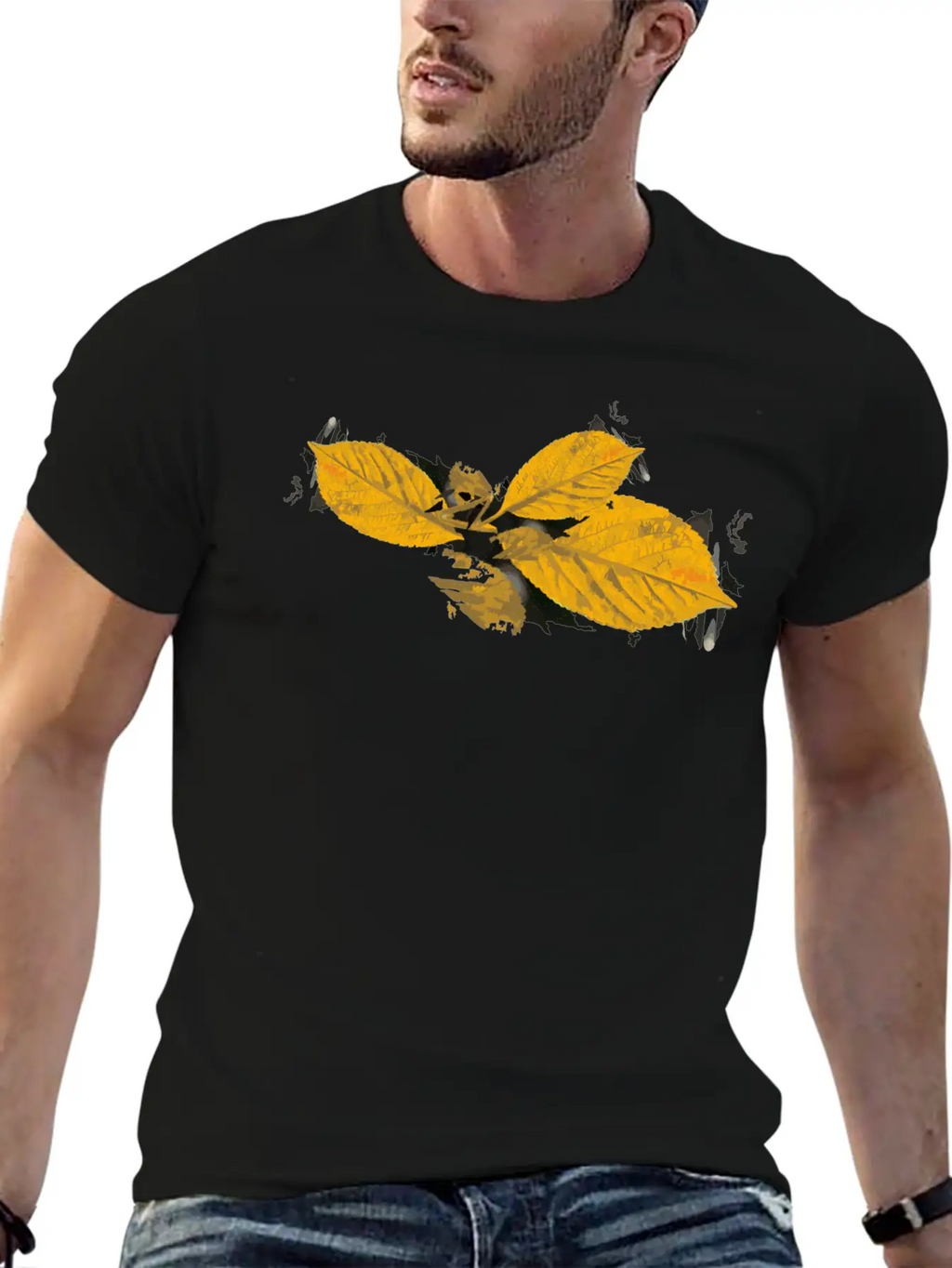 Leaf Autumn Season Stylish Everyday T-Shirt – Unisex Basic Cotton Tee