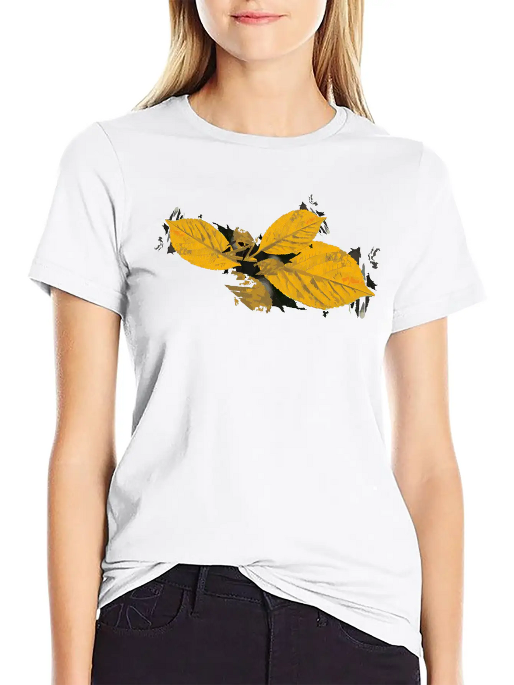 Leaf Autumn Season Stylish Everyday T-Shirt – Unisex Basic Cotton Tee