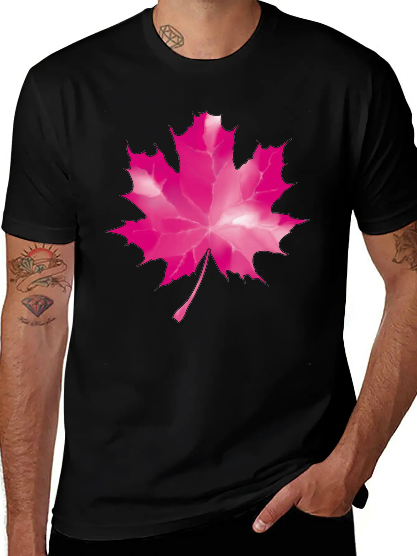 Leaf Essential Cotton Tee For Daily Outfits – Unisex Style