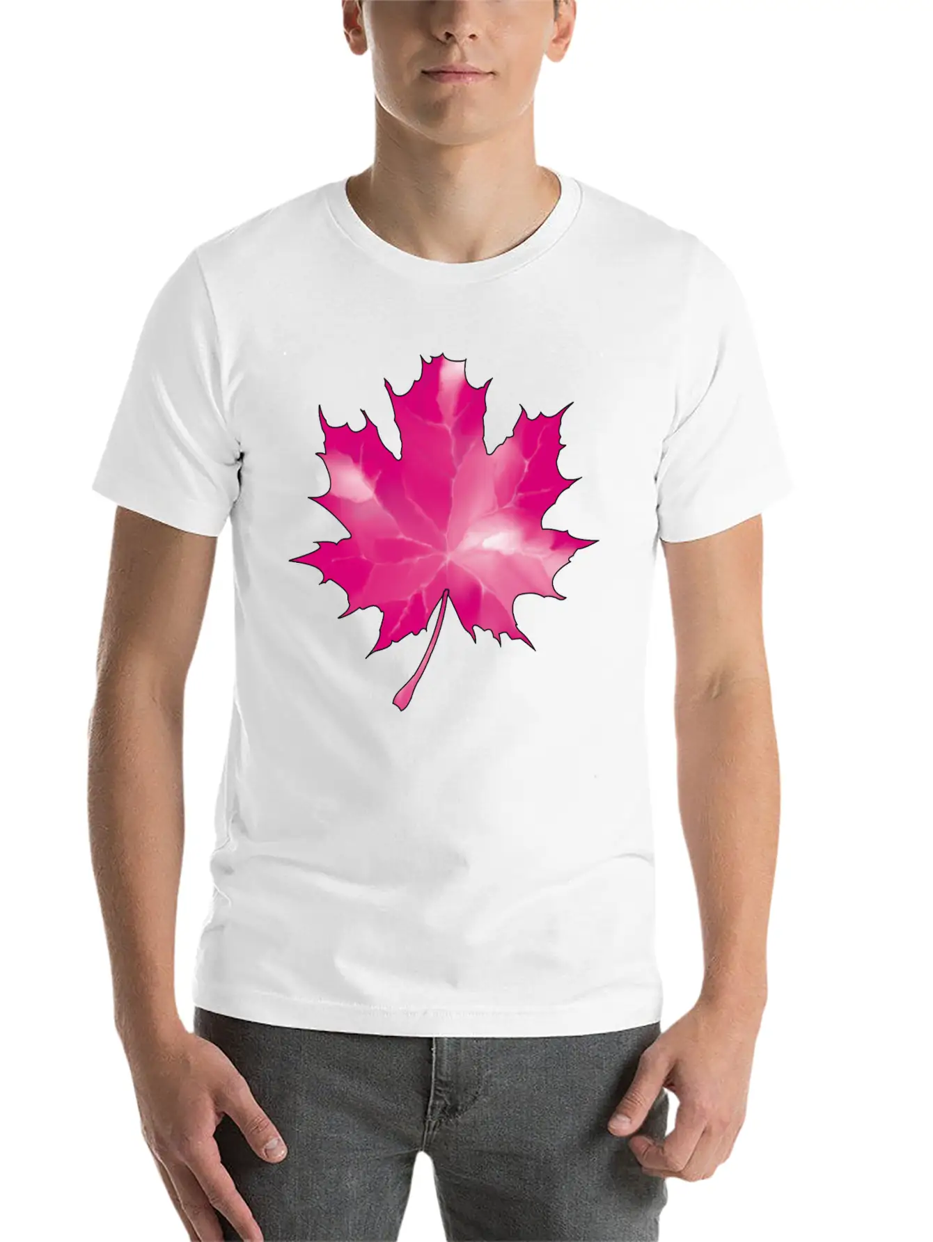 Leaf Essential Cotton Tee For Daily Outfits – Unisex Style