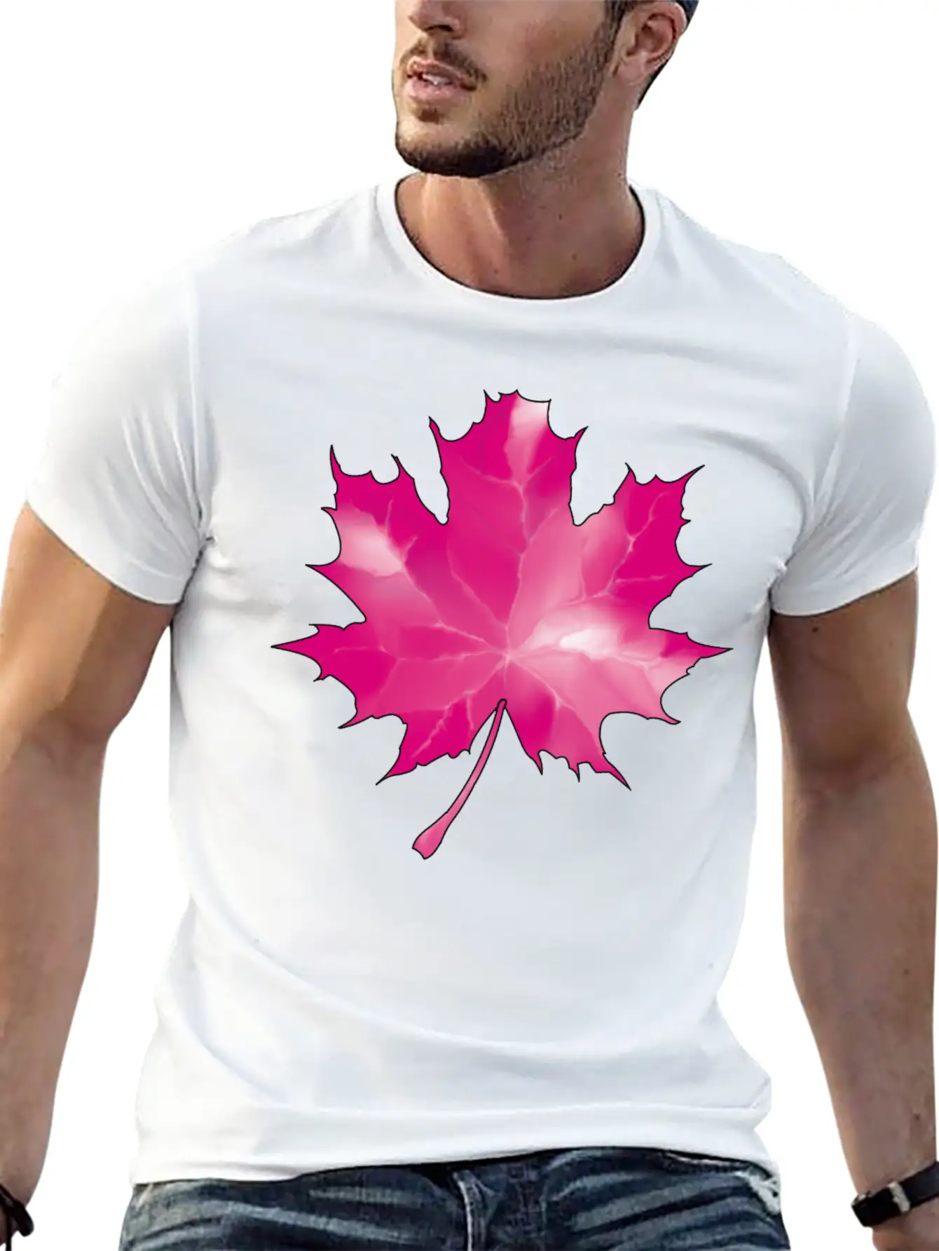 Leaf Essential Cotton Tee For Daily Outfits – Unisex Style