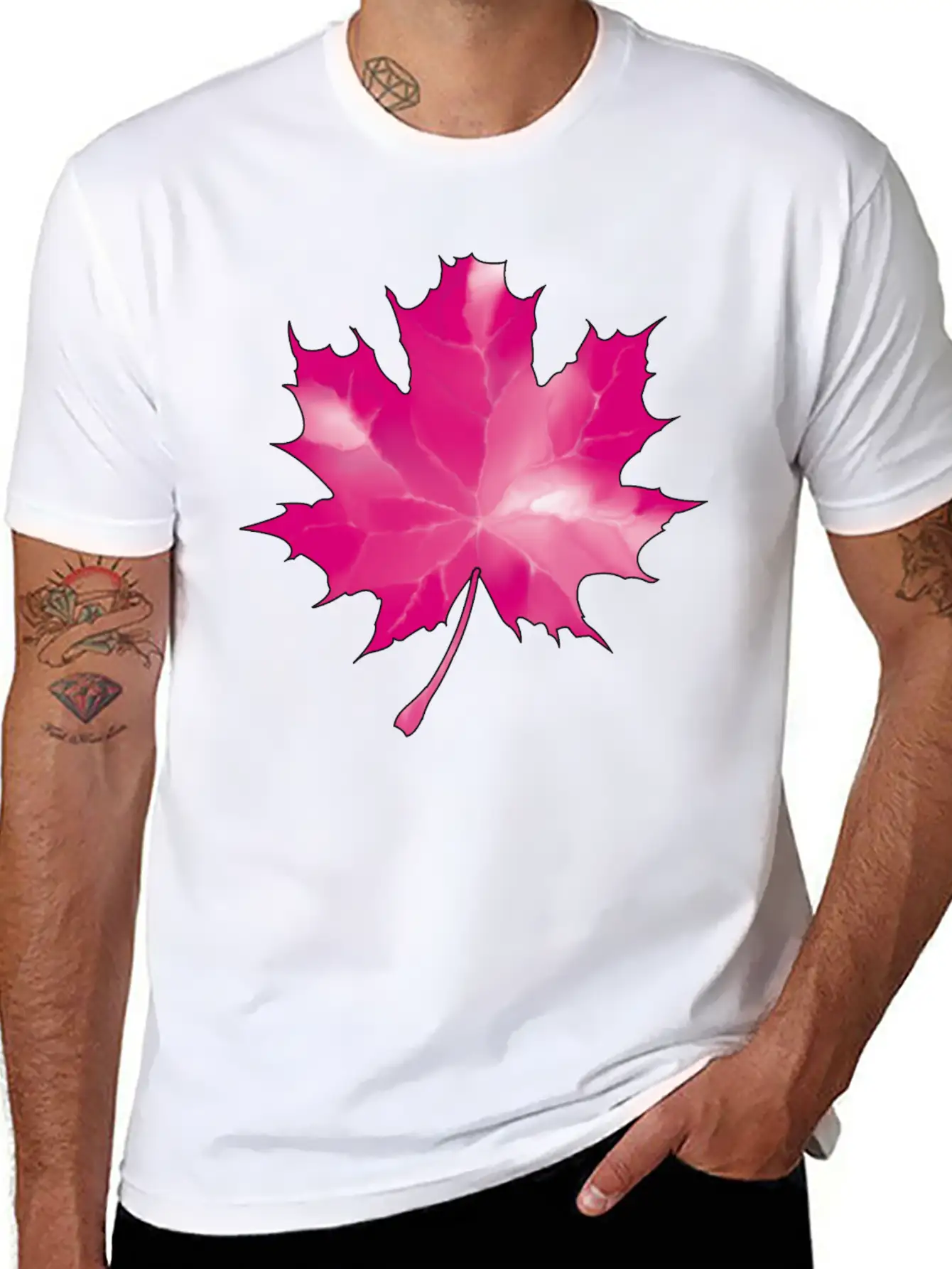 Leaf Essential Cotton Tee For Daily Outfits – Unisex Style