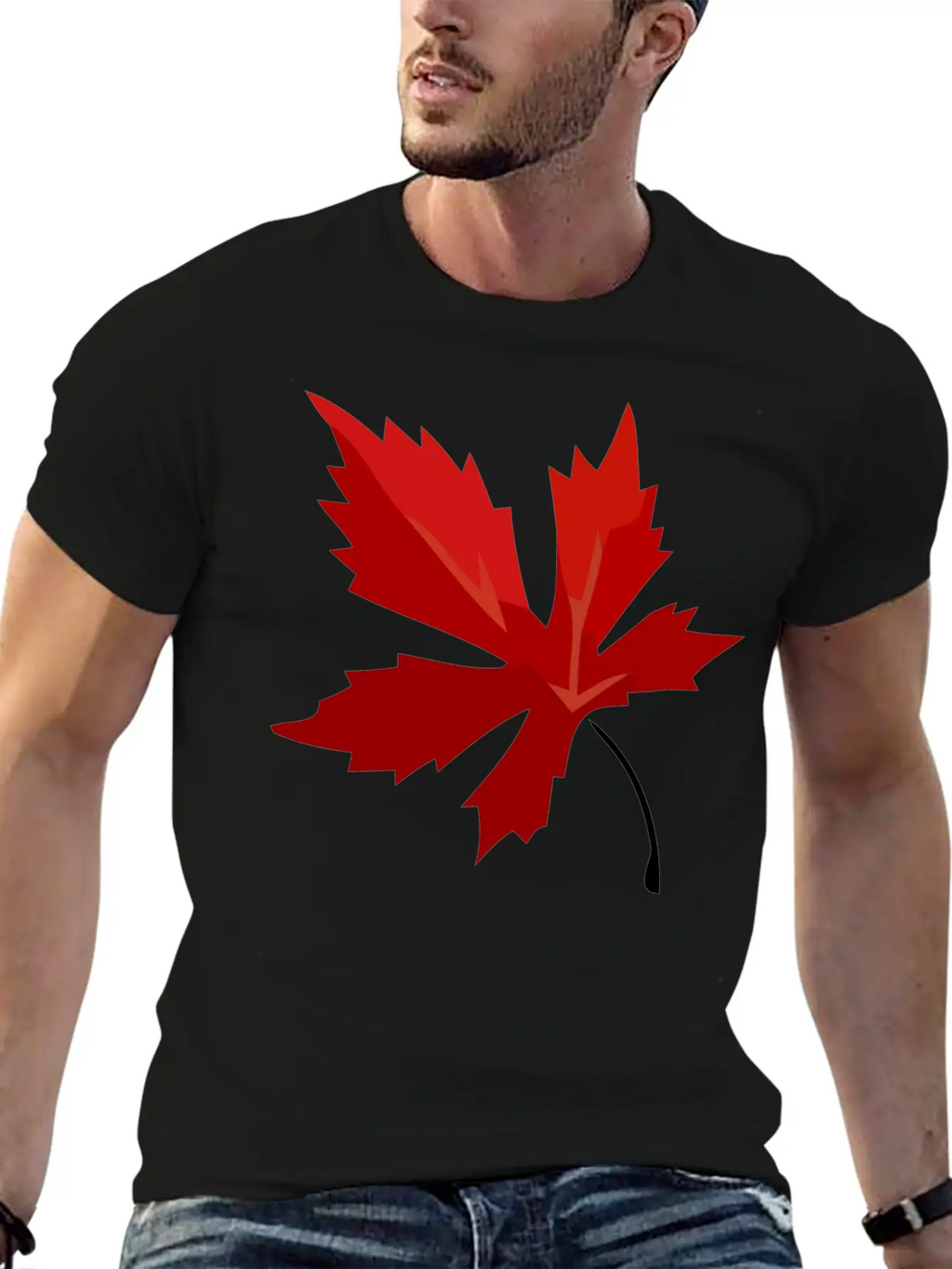 Leaf Maple Stylish Everyday T-Shirt – Unisex Basic Cotton Tee