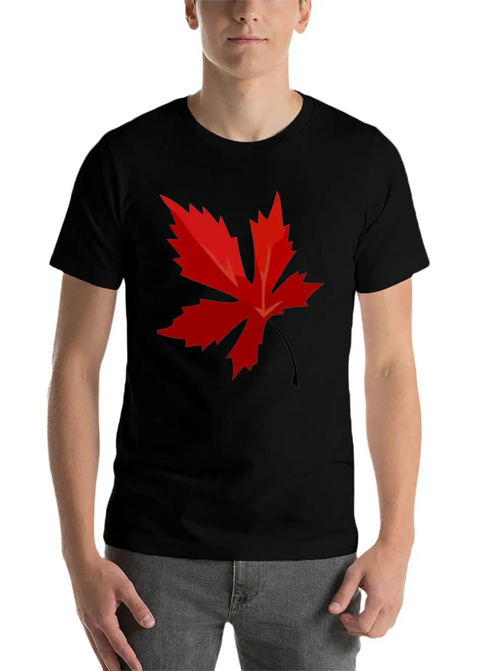 Leaf Maple Stylish Everyday T-Shirt – Unisex Basic Cotton Tee