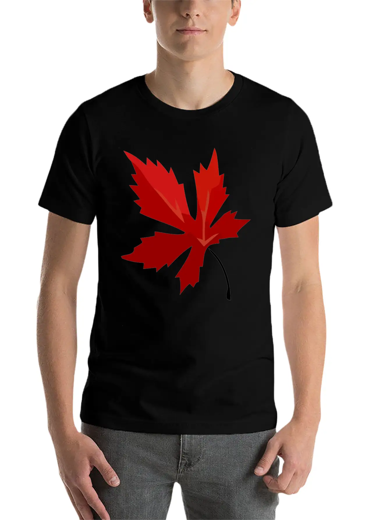 Leaf Maple Stylish Everyday T-Shirt – Unisex Basic Cotton Tee