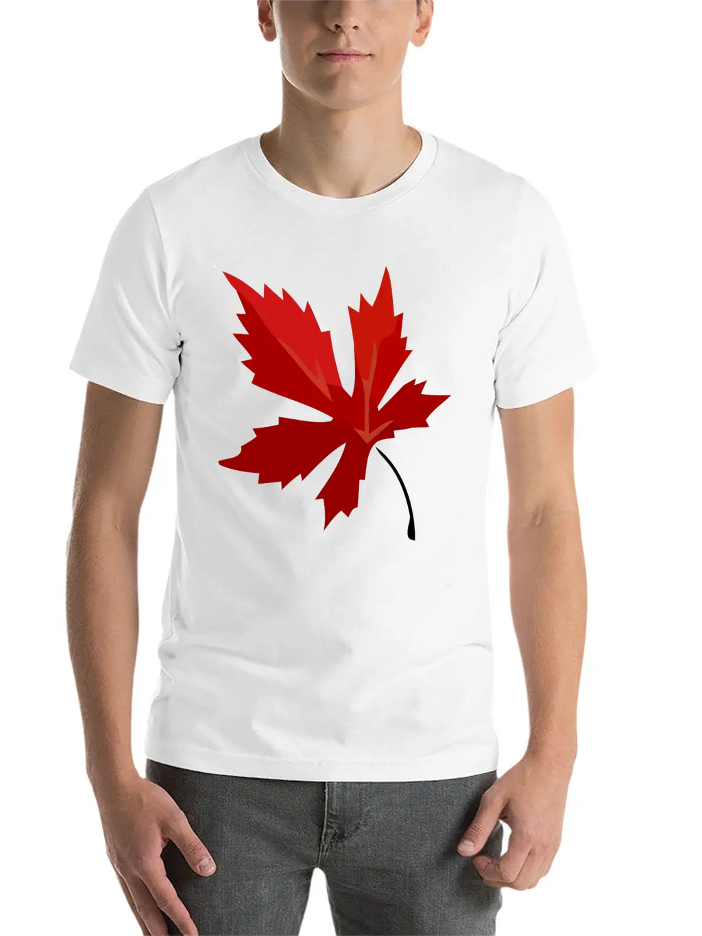 Leaf Maple Stylish Everyday T-Shirt – Unisex Basic Cotton Tee