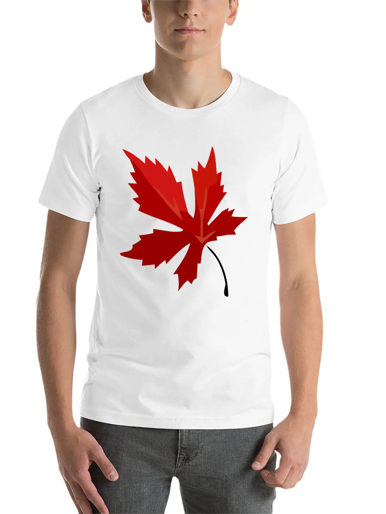 Leaf Maple Stylish Everyday T-Shirt – Unisex Basic Cotton Tee
