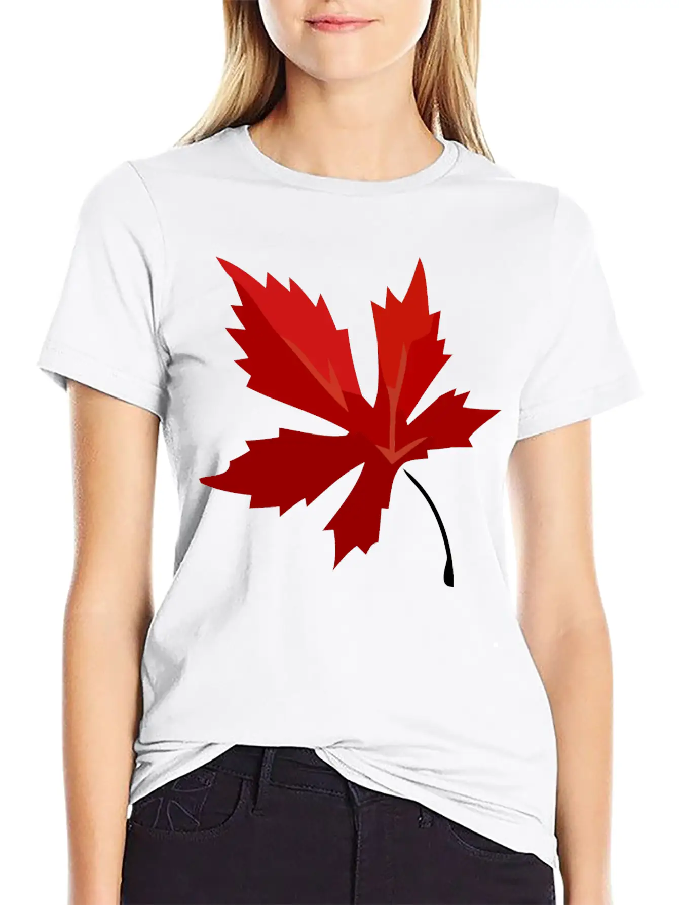 Leaf Maple Stylish Everyday T-Shirt – Unisex Basic Cotton Tee