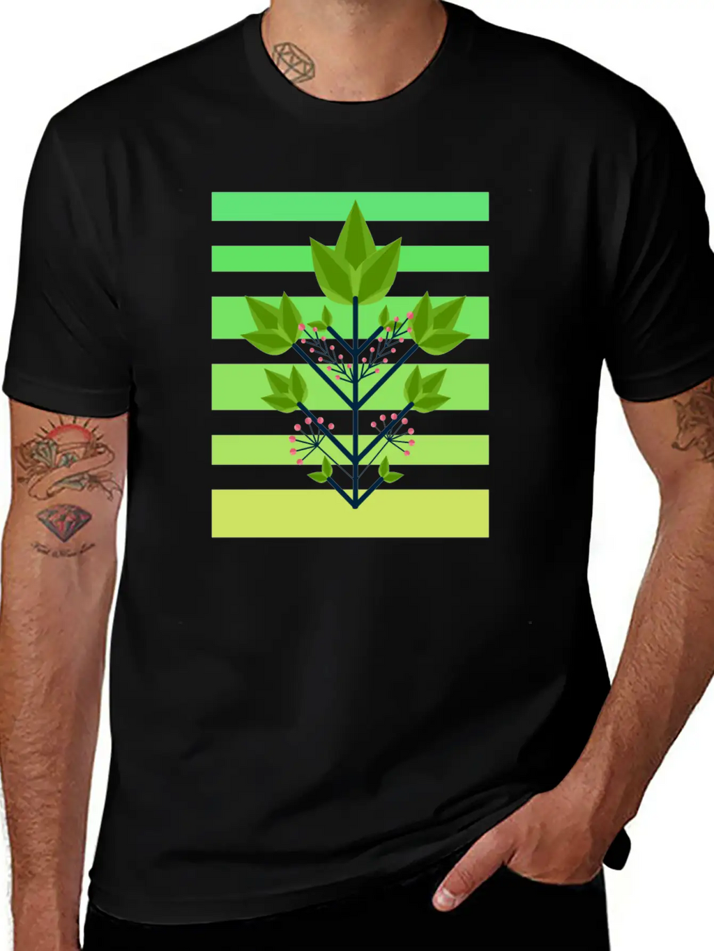 Leaf Sunset Unisex Casual T-Shirt – Clean Design For Daily Comfort