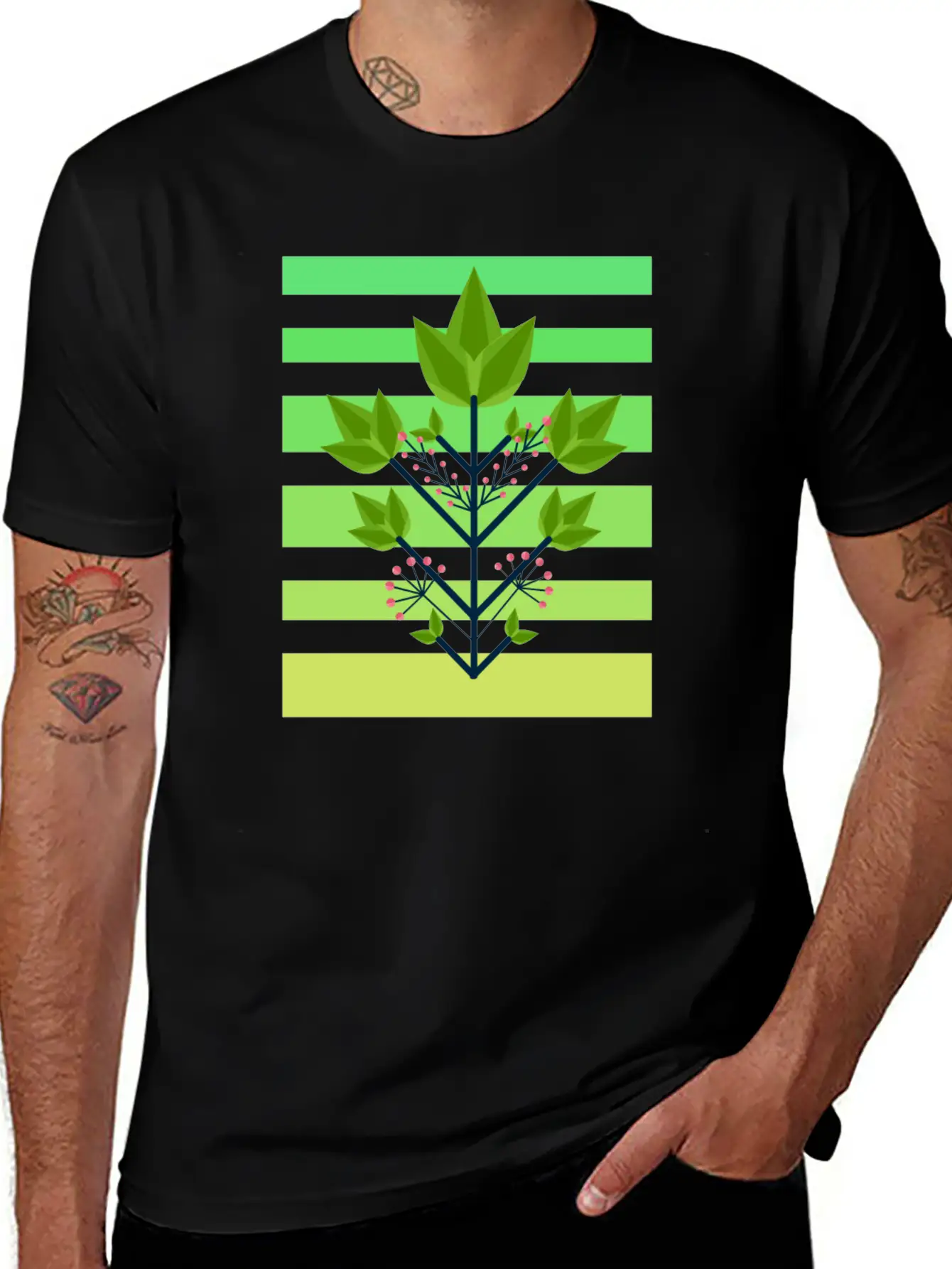 Leaf Sunset Unisex Casual T-Shirt – Clean Design For Daily Comfort