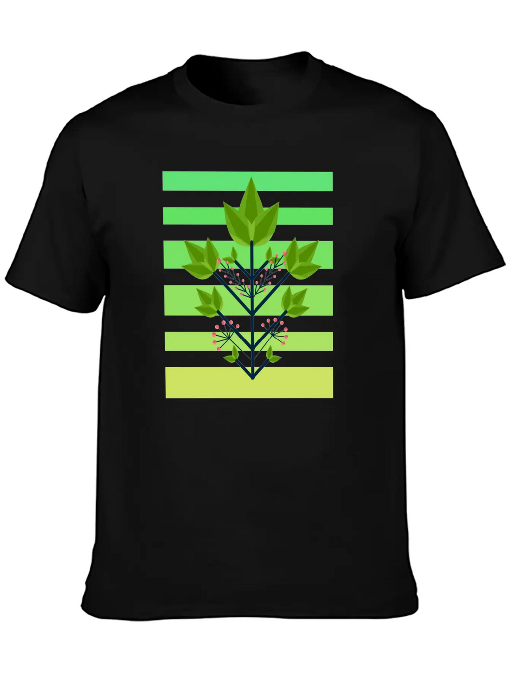 Leaf Sunset Unisex Casual T-Shirt – Clean Design For Daily Comfort