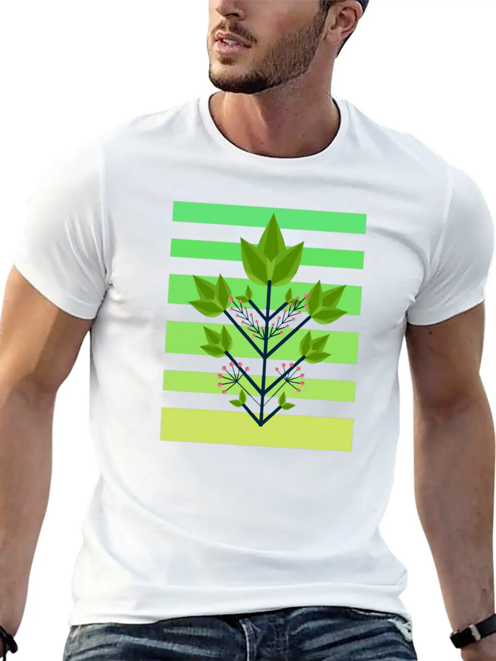 Leaf Sunset Unisex Casual T-Shirt – Clean Design For Daily Comfort