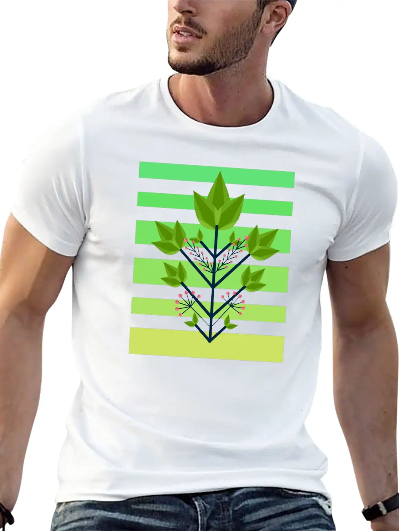 Leaf Sunset Unisex Casual T-Shirt – Clean Design For Daily Comfort