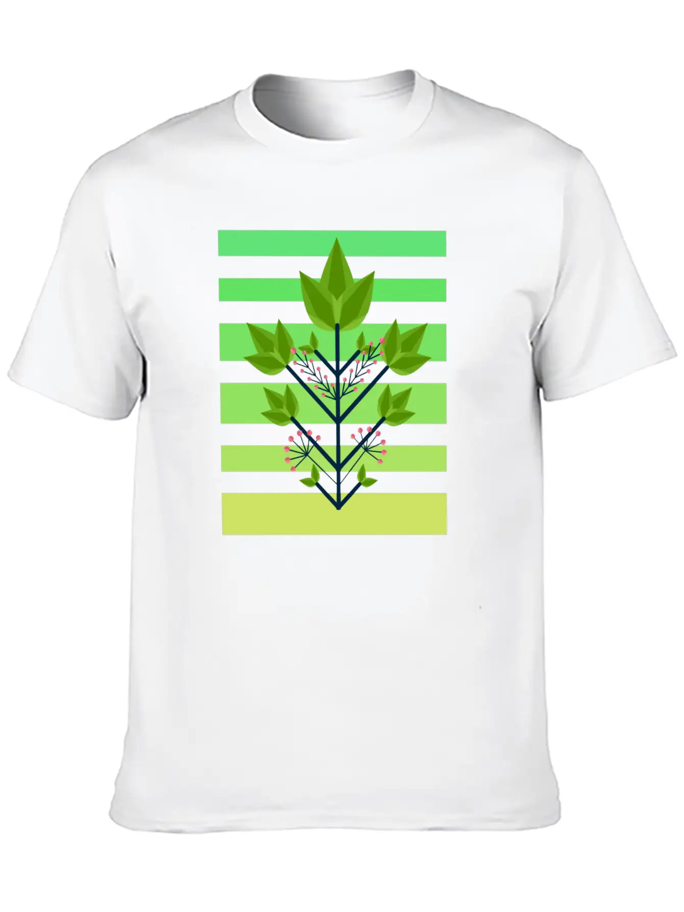 Leaf Sunset Unisex Casual T-Shirt – Clean Design For Daily Comfort