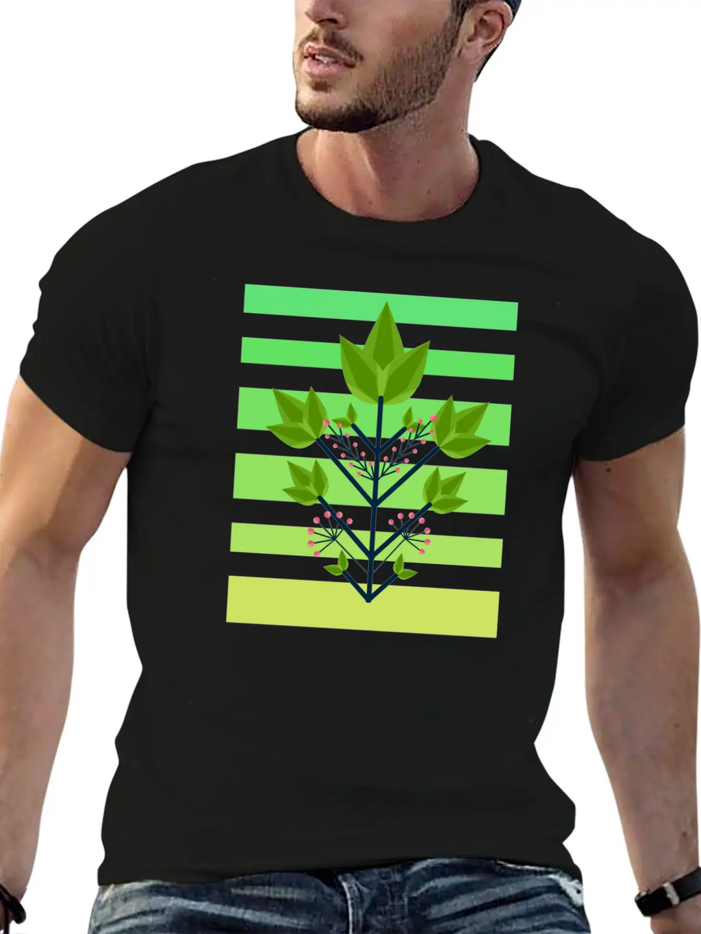 Leaf Sunset Unisex Casual T-Shirt – Clean Design For Daily Comfort