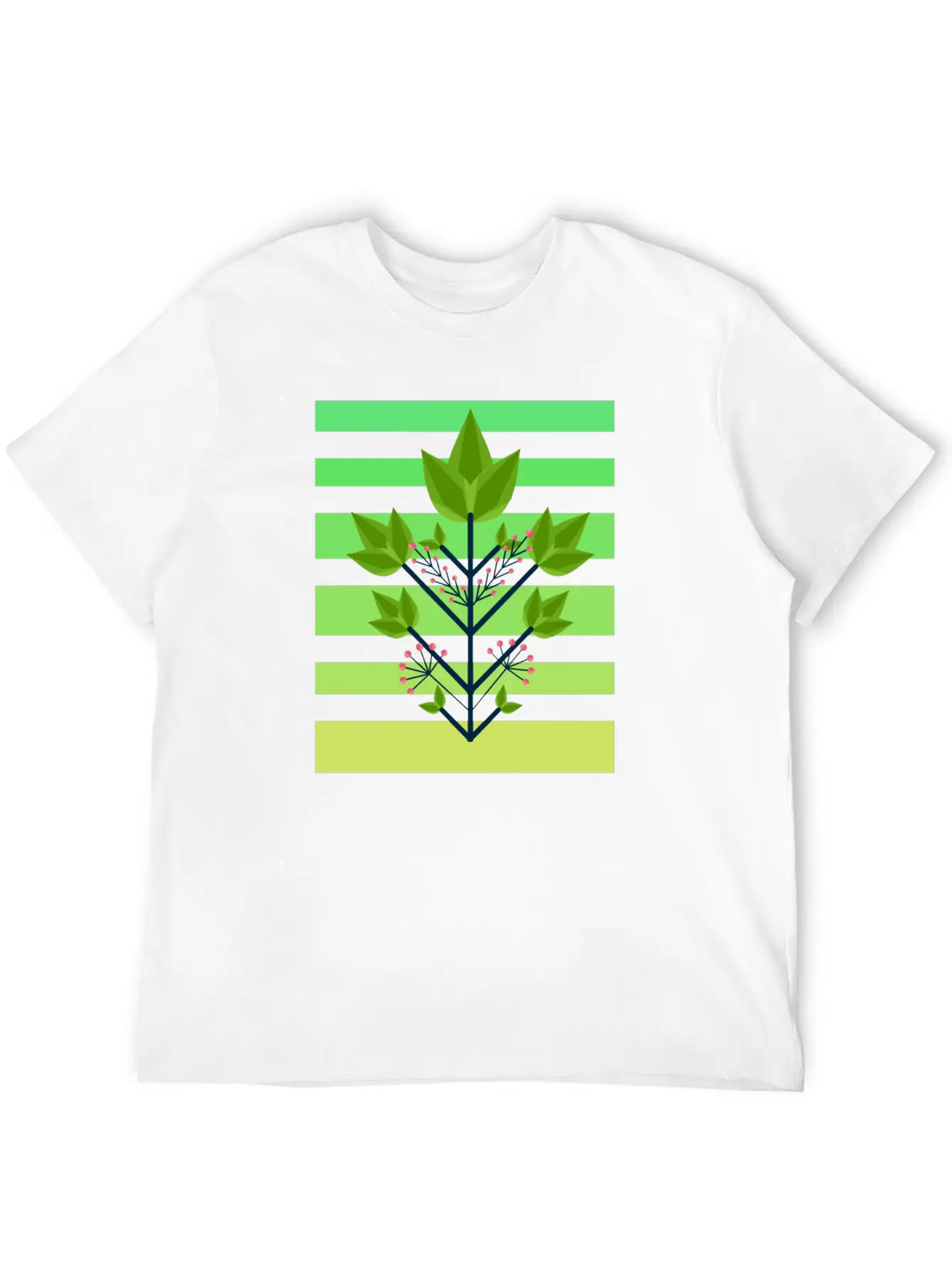 Leaf Sunset Unisex Casual T-Shirt – Clean Design For Daily Comfort