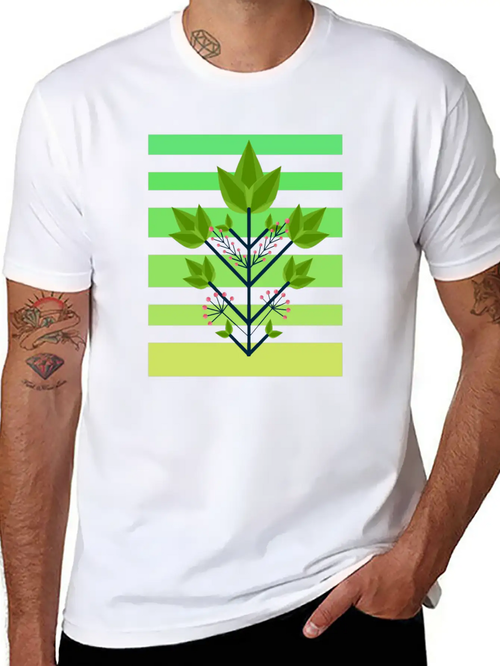 Leaf Sunset Unisex Casual T-Shirt – Clean Design For Daily Comfort