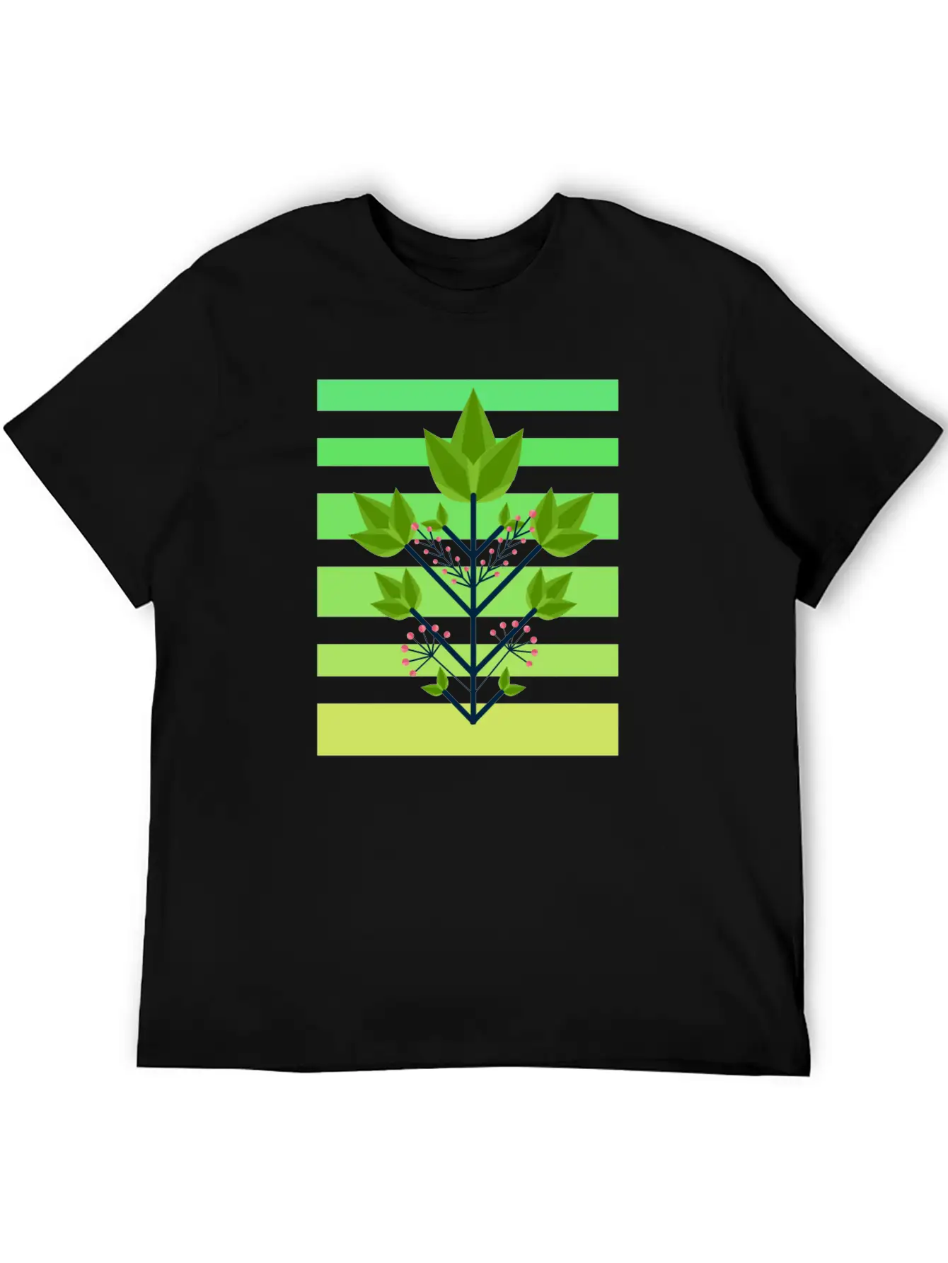 Leaf Sunset Unisex Casual T-Shirt – Clean Design For Daily Comfort