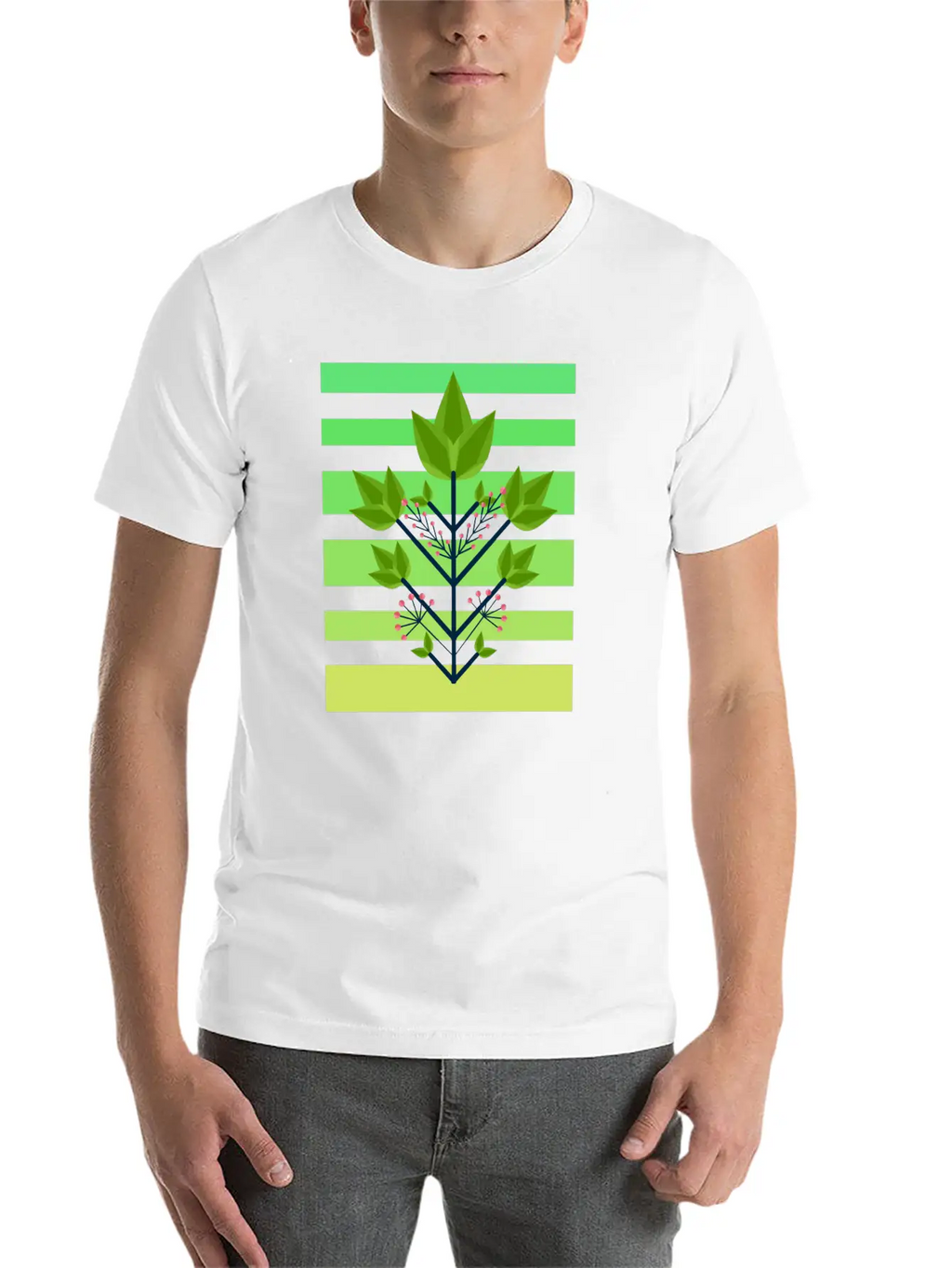 Leaf Sunset Unisex Casual T-Shirt – Clean Design For Daily Comfort