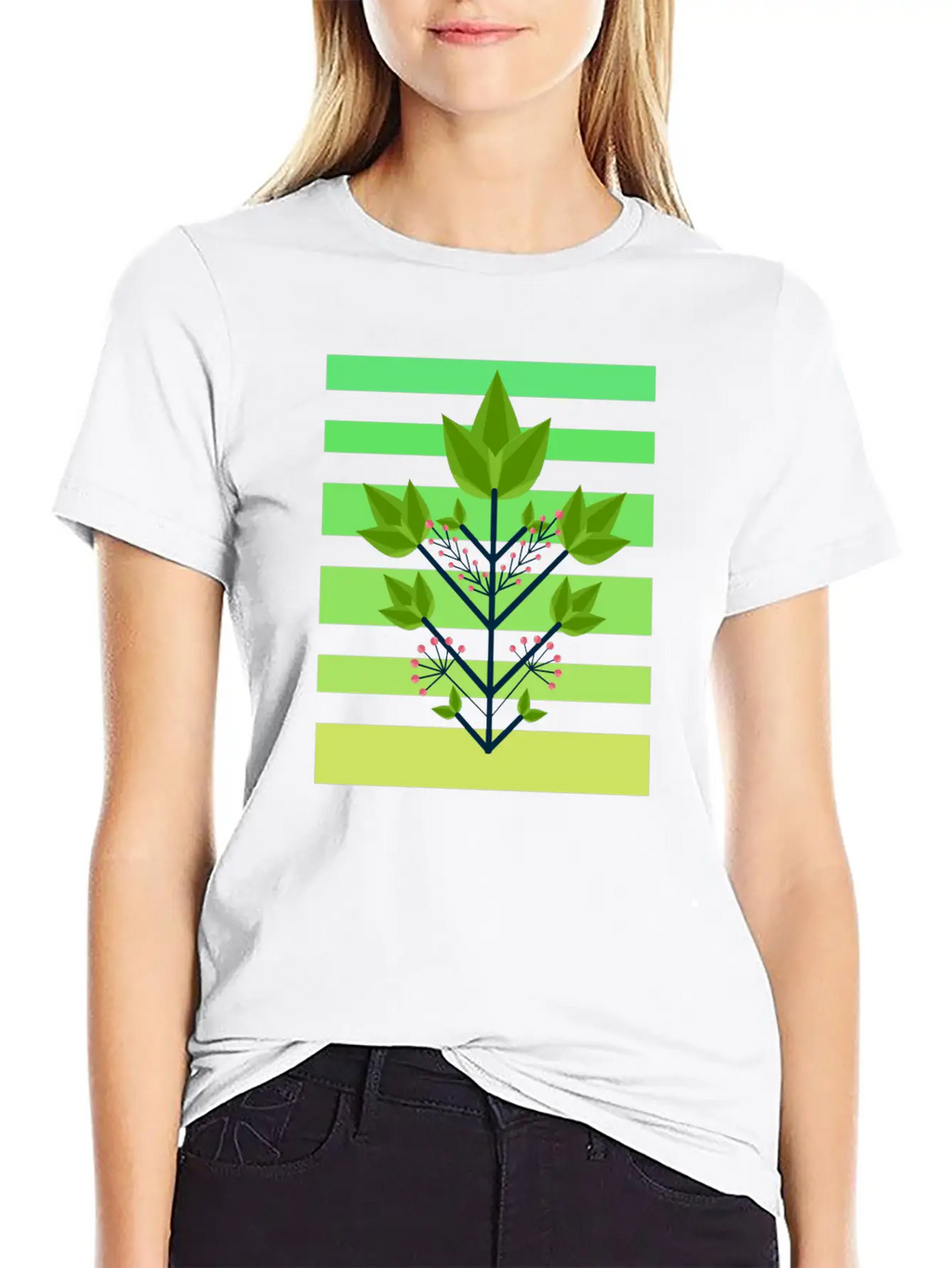 Leaf Sunset Unisex Casual T-Shirt – Clean Design For Daily Comfort