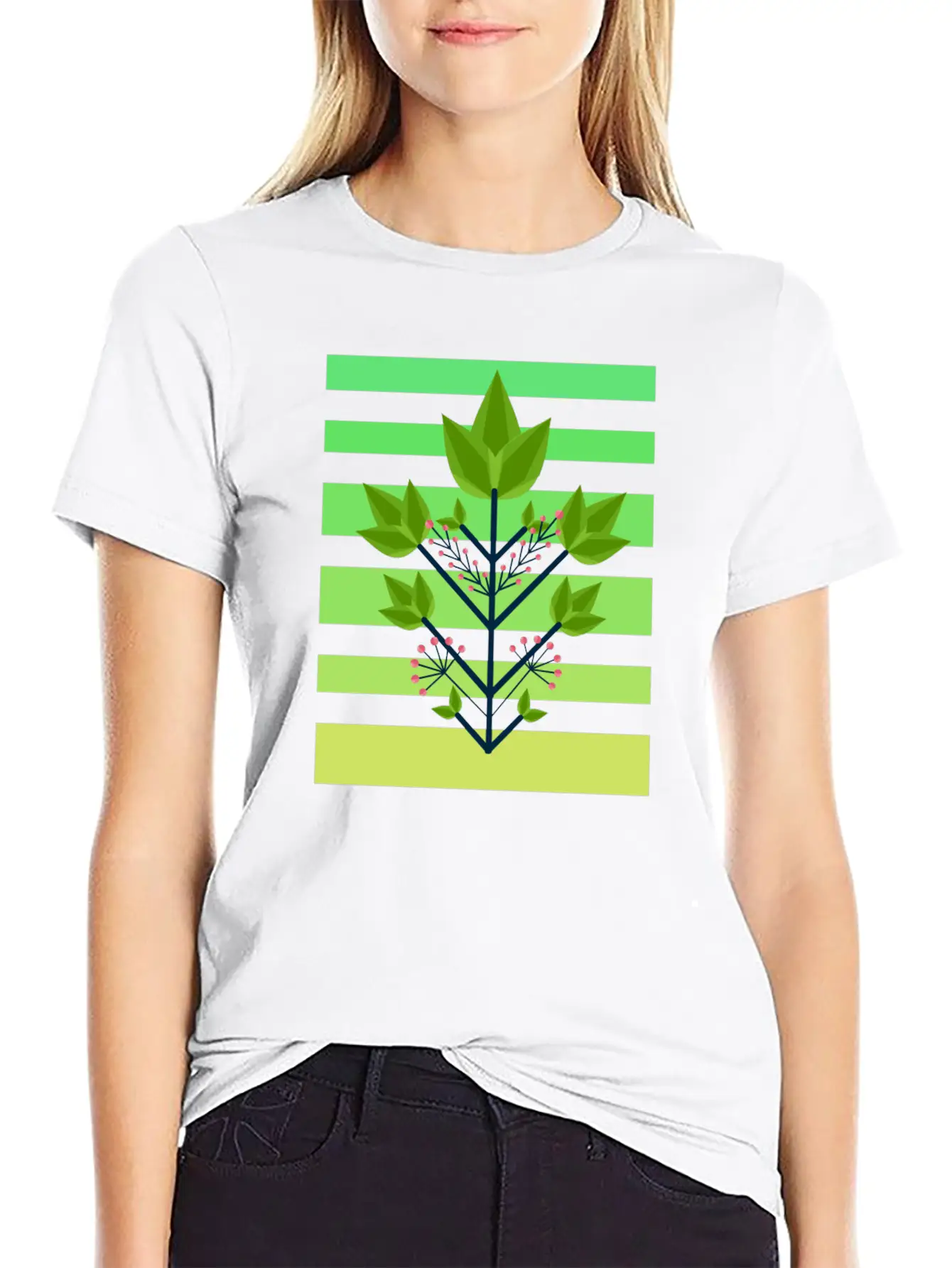 Leaf Sunset Unisex Casual T-Shirt – Clean Design For Daily Comfort