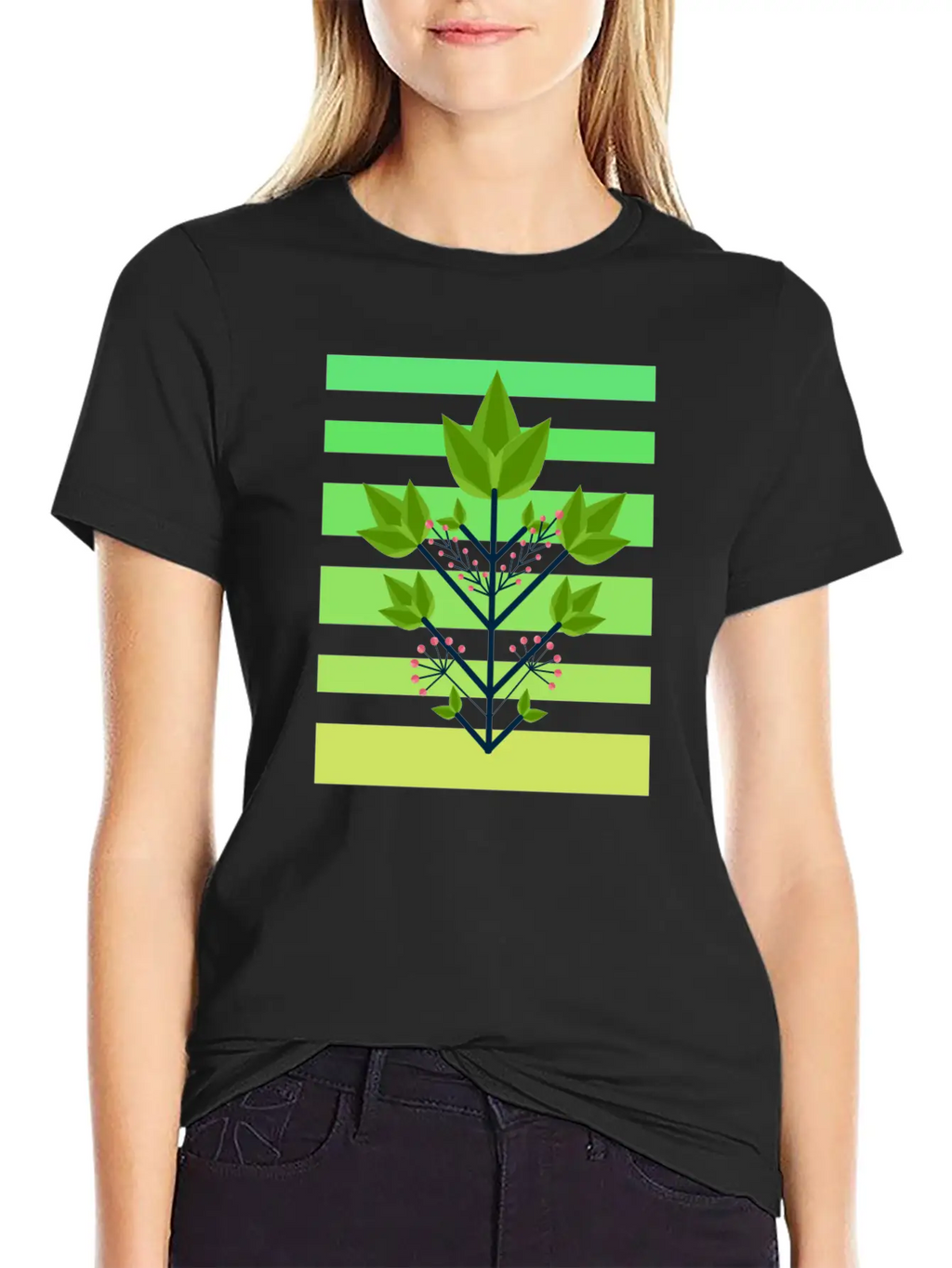 Leaf Sunset Unisex Casual T-Shirt – Clean Design For Daily Comfort
