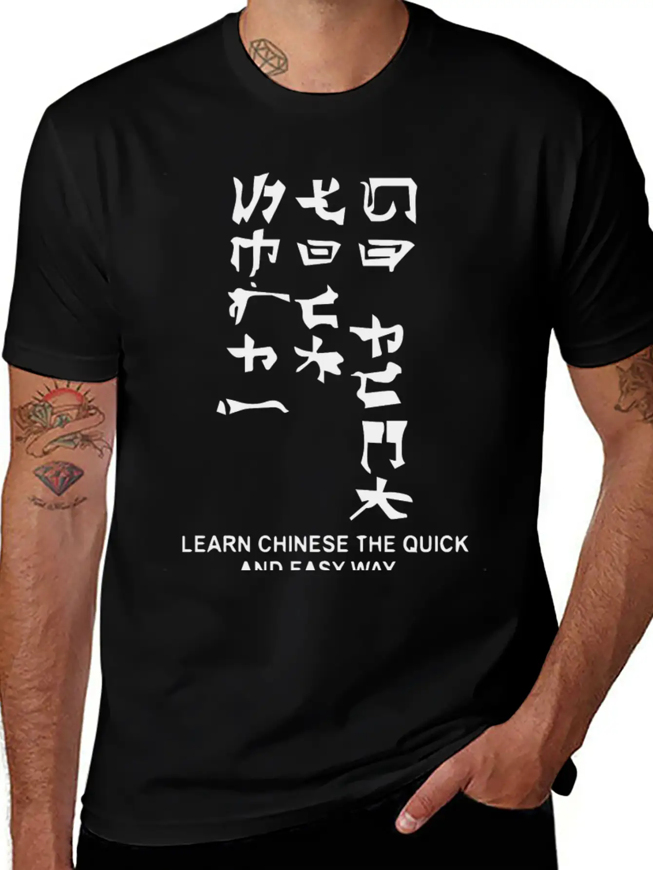 Learn To Read Chinese Essential Cotton Tee For Daily Outfits – Unisex Style
