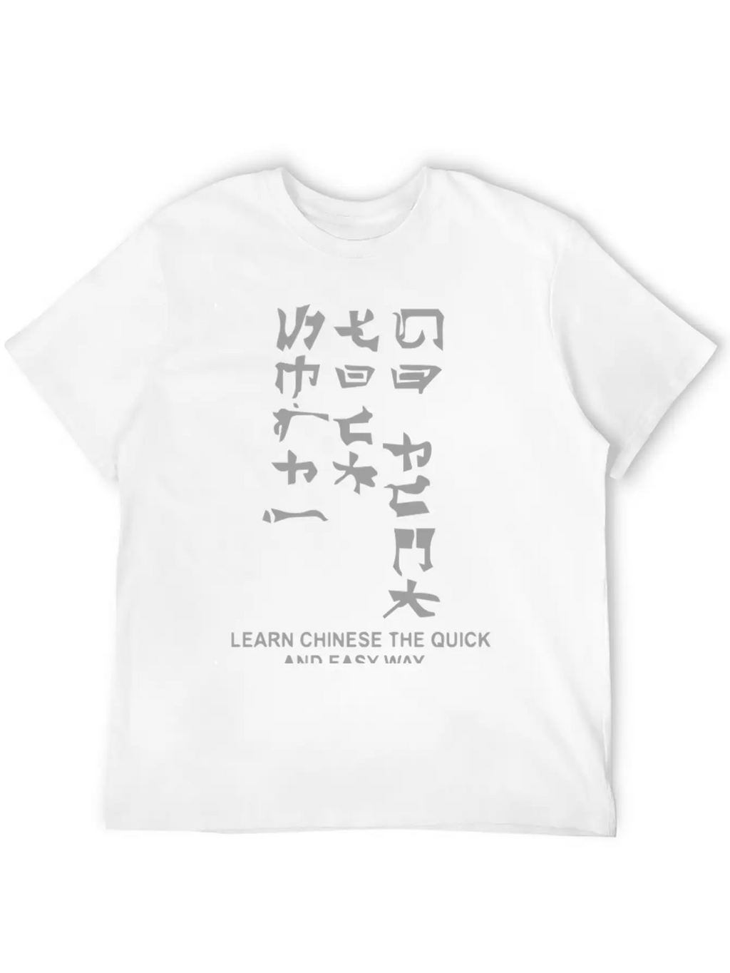 Learn To Read Chinese Essential Cotton Tee For Daily Outfits – Unisex Style