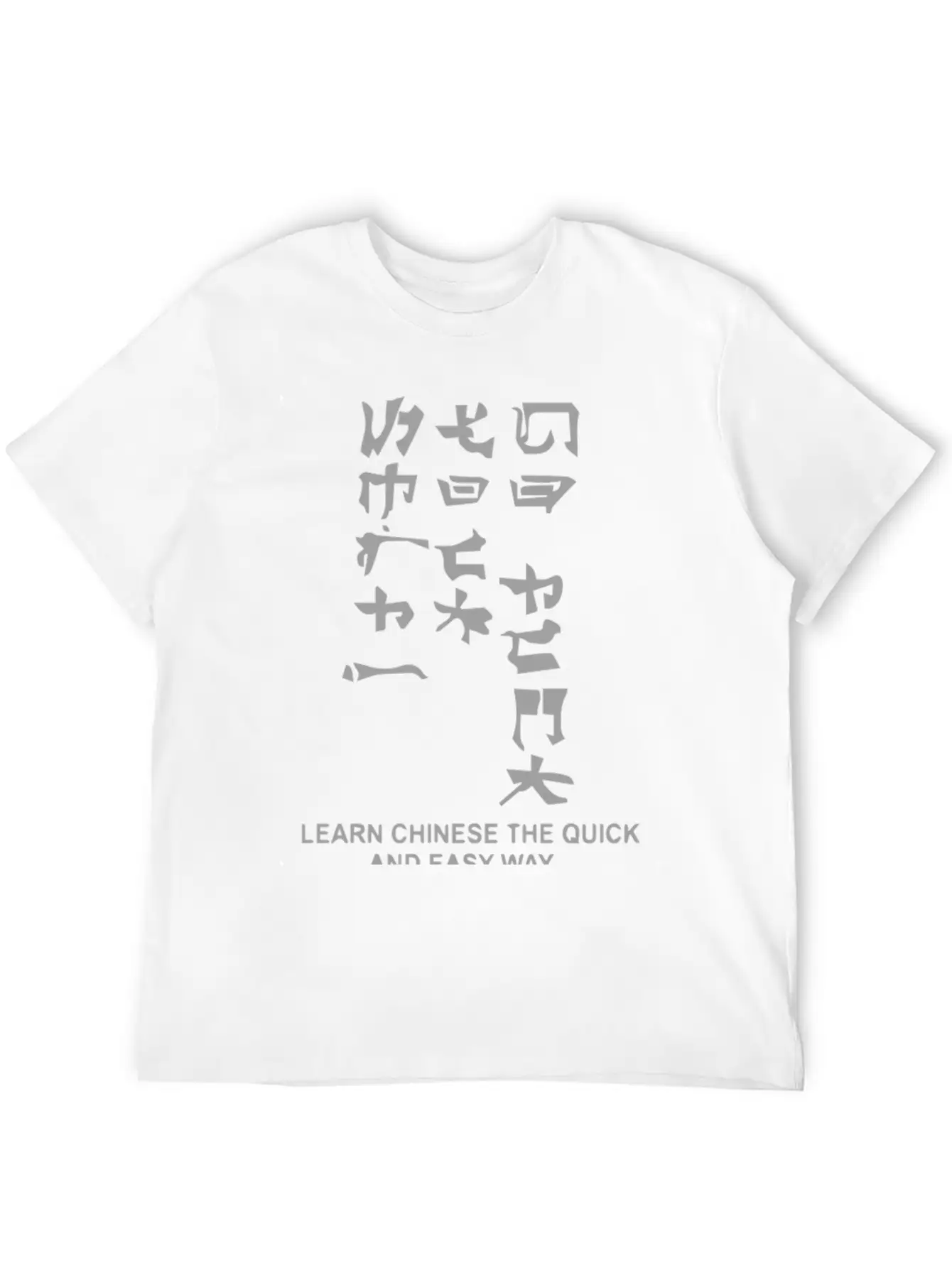Learn To Read Chinese Essential Cotton Tee For Daily Outfits – Unisex Style