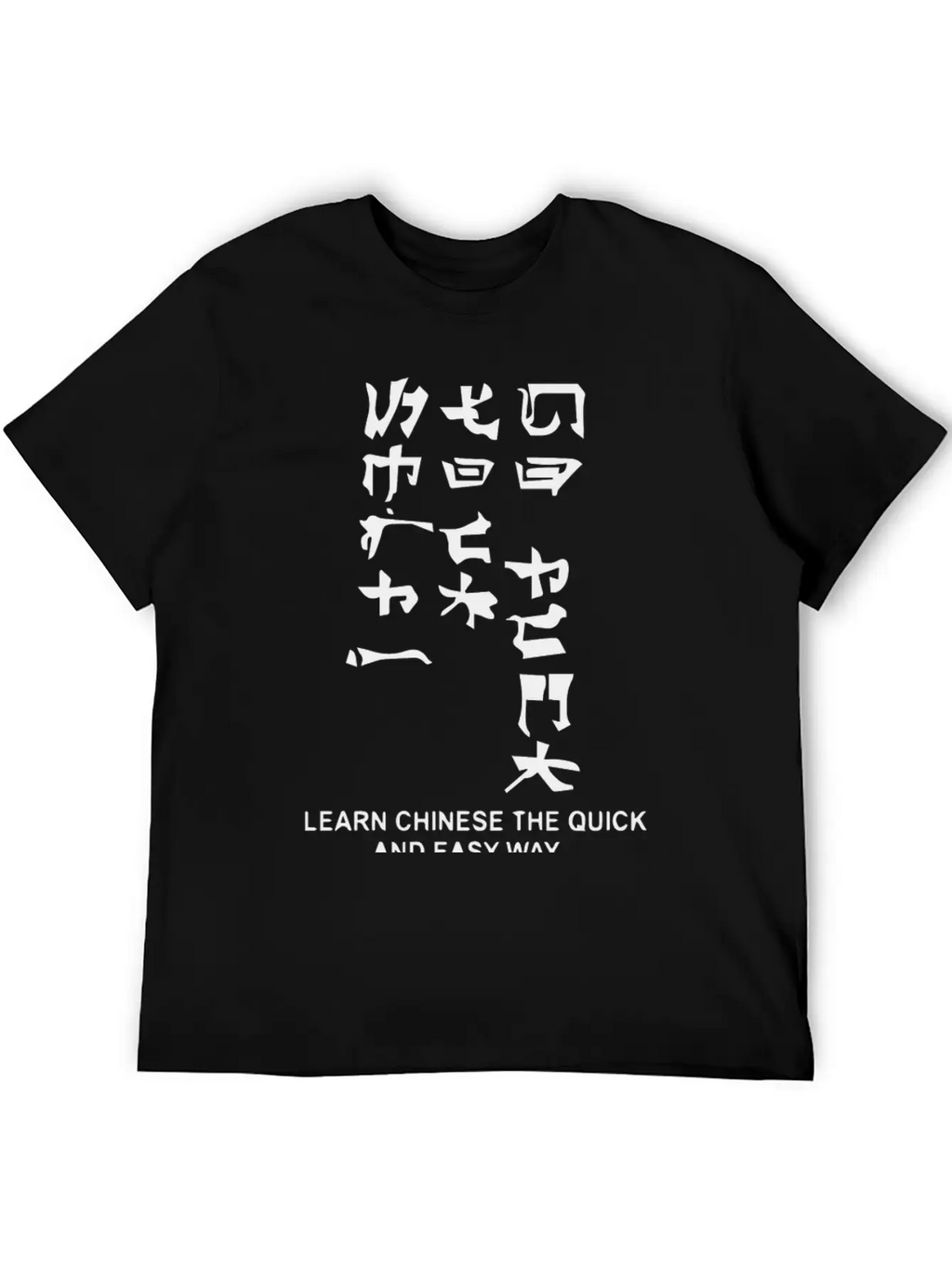 Learn To Read Chinese Essential Cotton Tee For Daily Outfits – Unisex Style