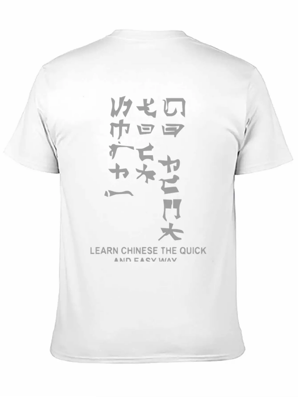 Learn To Read Chinese Essential Cotton Tee For Daily Outfits – Unisex Style