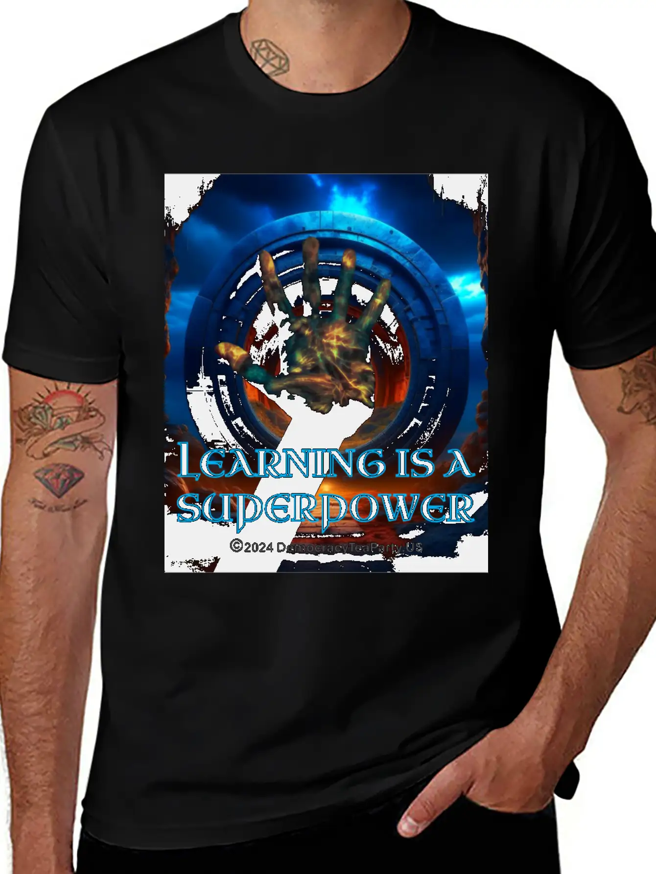 Learning Is A Superpower Casual Graphic T-Shirt – Simple And Comfortable Daily Wear