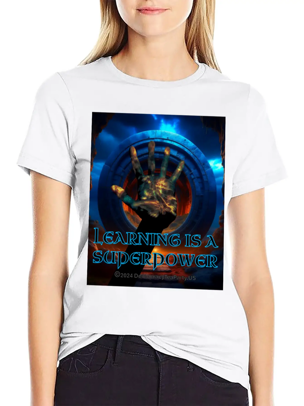 Learning Is A Superpower Casual Graphic T-Shirt – Simple And Comfortable Daily Wear